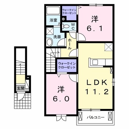 ラメールの物件間取画像